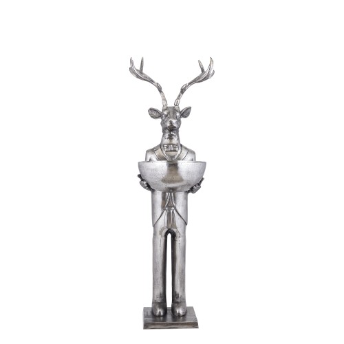 Aluminiowa rzeźba renifera PTMD