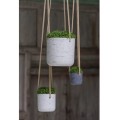 Pottery Pots Charlie hanging grey washed