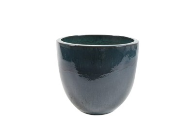 Turkusowa ceramiczna donica Pure Ocean